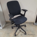 Black Steelcase Leap V2 Adjustable Ergonomic Task Chair