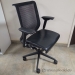 Black Steelcase Think Mesh Back Task Chair w/ Leather Seat