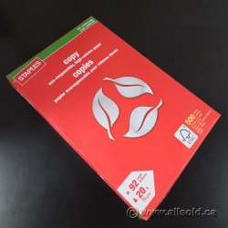Ream of 500 Sheets 11x17 Staples White Paper, 92 Brightness Ream of 500 Sheets 11x17 Staples White Paper, 92 Brightness