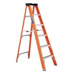 True Balance 6 ft Commercial Fibreglass Ladder True Balance 6 ft Commercial Fibreglass Ladder