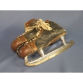 Vintage Bobby Bauer Tempered Tube Ice Skates Men's 10 1/2