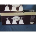 Renovations Claire Vanity Lights Brushed Nickle