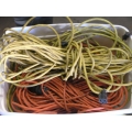 aprox 300 ft of extension cords assorted sizes 12-30 ft