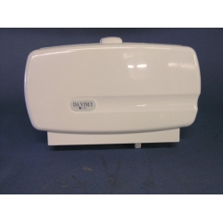 DA Vinci dual toilet paper dispenser white