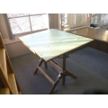  Drafting Drawing Table, Wood base, Tilting