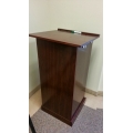 Dark Brown Speaker Presentation Podium 24x24x45