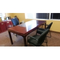 Executive  Brown Wood Work Veneer Table