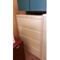 Tan 4 Drawer Lateral Filing Cabinet locking