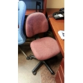 Red Cloth Rolling Task Chair