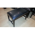 Black Vinyl Show Home Benches 16x26x18