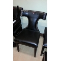 Black Vinyl Chairs