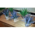  Lot of 5 Artificial Ferns