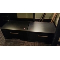 Modern Black End Tables (Part of Set)