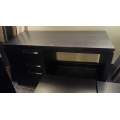  Black Matching 3 Drawer  Desk