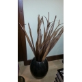 Lot of 3 artificial Foliage and Vases