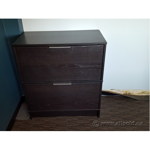 Ikea Effektiv Espresso 2 Drawer Lateral File Cabinet Locking Allsold Ca Buy Sell Used Office Furniture Calgary