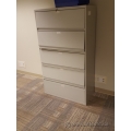 Grey 36" 5 Drawer Lateral Flip Front File Cabinet, Locking Grey 36" 5 Drawer Lateral Flip Front File Cabinet, Locking