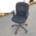 Black Pattern Adjustable Low Back Task Chair