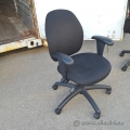 Black Pattern Adjustable Task Chair