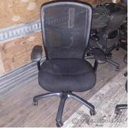 Black Mesh High Back Office Boardroom Chair