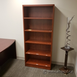 Autumn Maple Bookshelf Bookcase w/ Adjustable Shelves