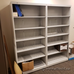 Hon Grey Data File Shelving w/ Wire Dividers