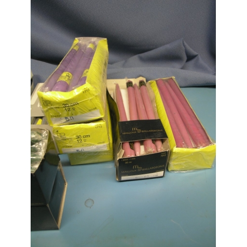Lot of tapered candles 11 boxes of 12 Allsold.ca Buy & Sell Used Office Furniture Calgary