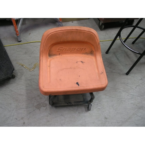 Orange Snapon Tools Mechanic's Chair on Wheels Allsold.ca Buy
