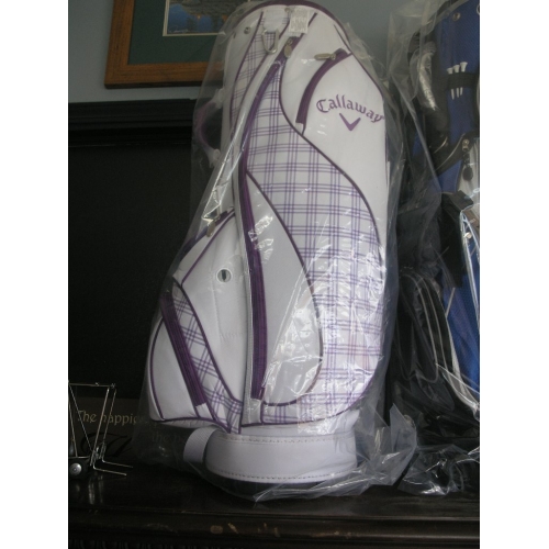 Used Ladies Golf Clubs >> Callaway Golf Bag Purple and White Ladies - New in Box ... Used Ladies Golf Clubs >> Callaway Golf Bag Purple and White Ladies - New in Box ...