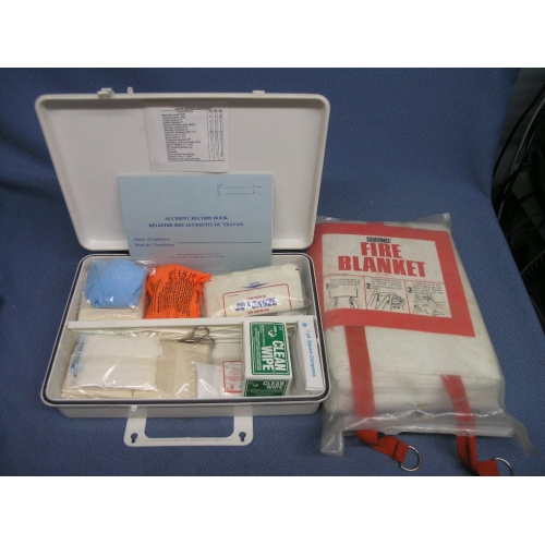 Safty First Aid Kit and Fire Blanket Allsold.ca Buy & Sell Used