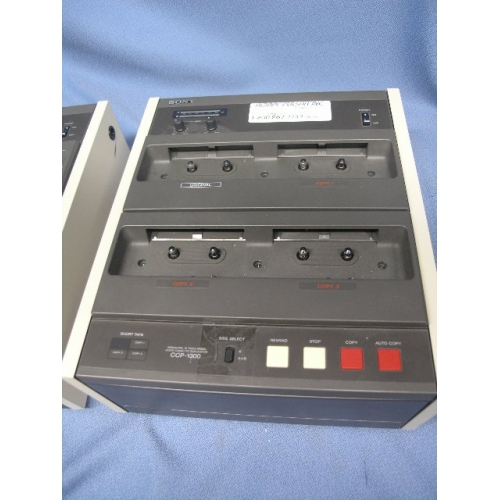 Sony CCP1300 & 2 CCP1400 Cassette Duplicators Allsold.ca Buy