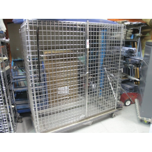 2 Door Metro Rolling Lock Up Cage 62 x 25 x 68 Allsold.ca Buy & Sell Used Office Furniture