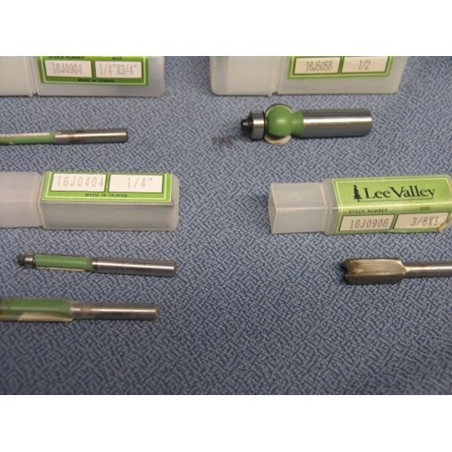 Lot of 10 Assorted Lee Valley Router Bits New Allsold.ca Buy