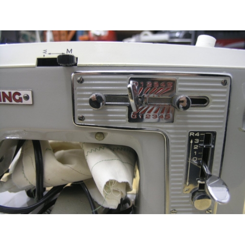 Viking 678 Sewing Machine on Custom Sewing Table Allsold.ca Buy