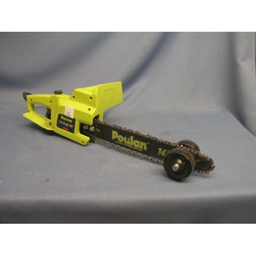 Poulan (14") 2HP Electric Chain Saw With Guide Wheels Allsold.ca