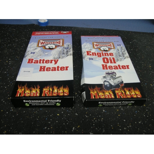 Wolverine Battery BH 60 and Oil model 40 Heater Allsold.ca Buy