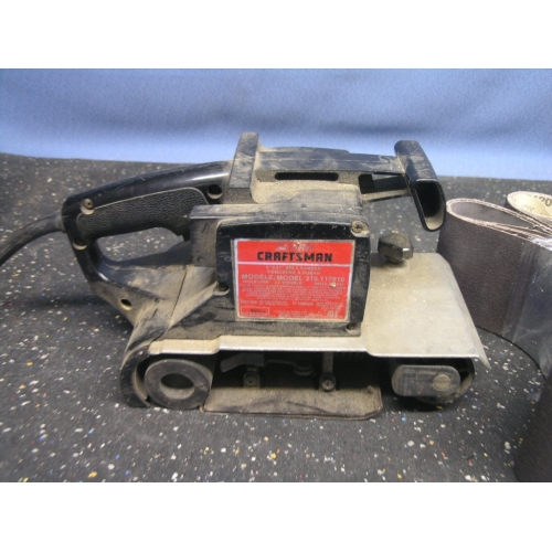 4" Craftsman Belt Sander 315.117910 / Sand Belts Allsold.ca Buy