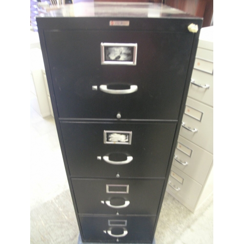 Office Specialty Black Vertical 4Drawer Filing File Allsold
