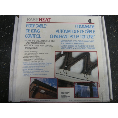 EasyHeat Roof Cable DeIcing Control Sentry Allsold.ca Buy & Sell