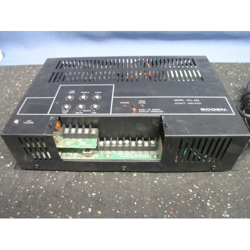 Bogen Communication TPU 35A 35Watt Telephone Paging Amplifier