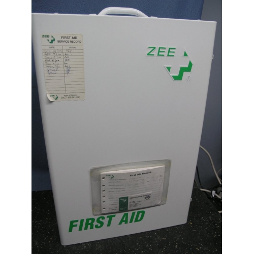 Fully Stocked Zee FirstAid Safety Kit w Sign Allsold.ca Buy & Sell