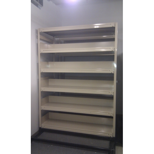 EZRect Trimline Rolling Mobile File Filing System 5 Shelves