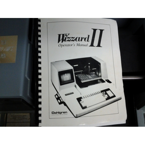 Wizard II Dahlgren Engraving Control System w Manual & Media Allsold
