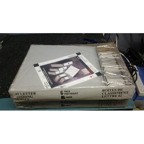 Acco 2 Letter Binding Cases 6/Pack Allsold.ca Buy & Sell Used