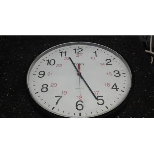 Bates 12/24 Quartz Wall Clock Allsold.ca Buy & Sell Used Office Furniture Calgary