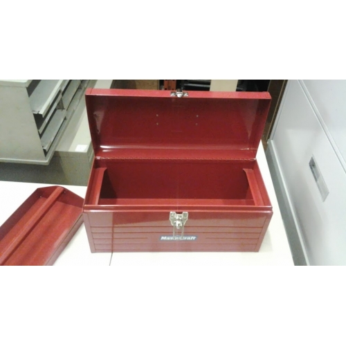 Mastercraft Red Metal Toolbox Allsold.ca Buy & Sell Used Office