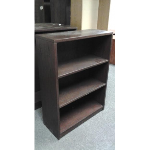 Dark Brown 3 Shelf Bookcase Shelves 36 1/2 x 15 x 47 1/2 Allsold.ca
