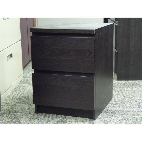 Ikea MALM Espresso 3 Drawer Dresser and Bed Side Table Set