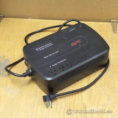 APC BACKUPS ES BE550G 8Outlet 550VA 330W UPS System Allsold.ca