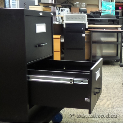 Staples Black 2 Drawer Vertical File Locking Allsold.ca
